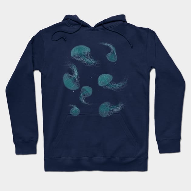 Jellyfish Ballet Hoodie by ursulla